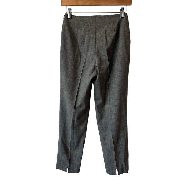 Piazza Sempione Audrey Virgin Wool Pant Gray Old Money Minimalist IT 38 US 2 NWT - Picture 2 of 11